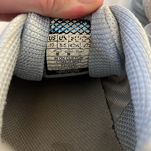 Women's HOKA x OV Clifton in Mist Size 10 - Picture 7 of 7